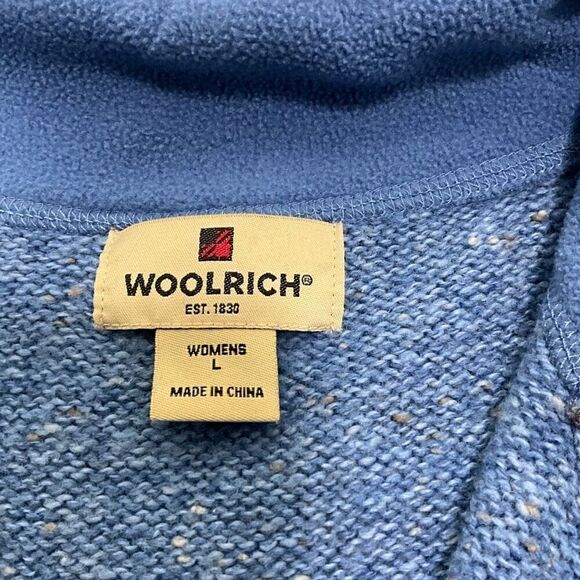 WOOLRICH Wool Blend 1/4 Zip Sweater - Picture 4 of 5